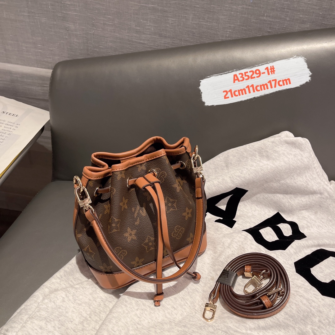 小红书推荐女包2025新款老花水桶包小众设计原创高级感轻奢时尚包