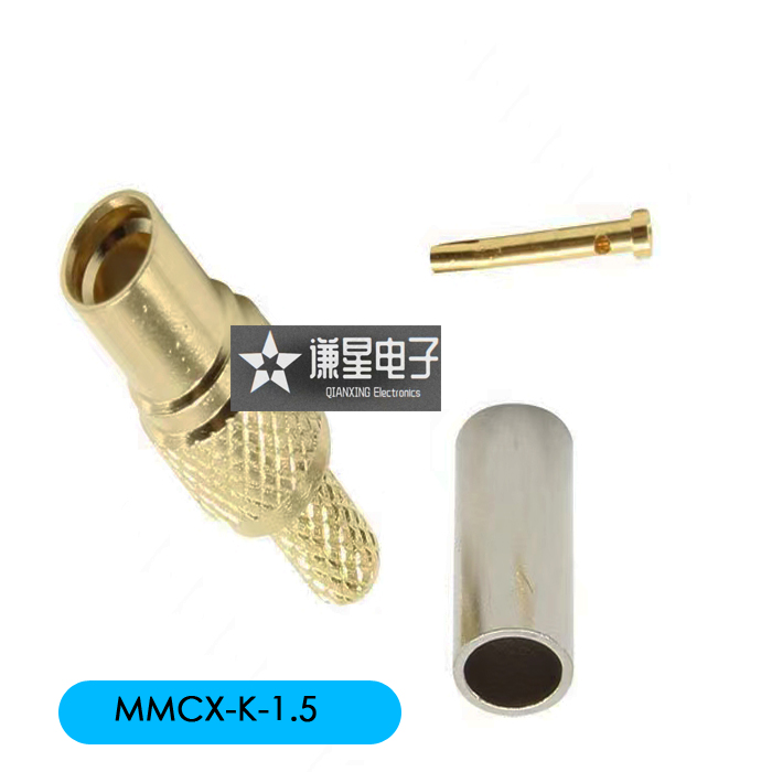 MMCX-K-1.5连接器母头压接外径2