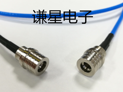 QMA公转QMA公转接线QMA-JJ公连接线蓝色RG316D双屏蔽镀银线耐高温
