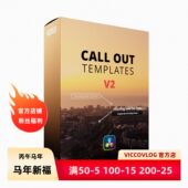 达芬奇 Out 呼出框 ViccoVlog Call Templates 呼出框动画