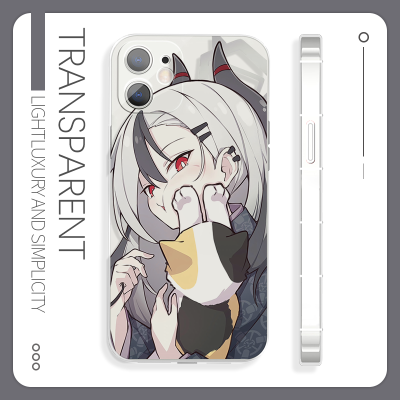 碧蓝档案佳代子猫猫推脸可爱甜美少女心小香风苹果XR手机保护壳适用于11pro小米10OPPOa57红米k60荣耀play7iQ