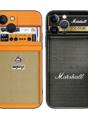 创意摇滚潮音响音箱图案适用苹果15/14/13手机保护壳iPhone15/13Pro max防摔保护套14 plus/12/11华为mate60