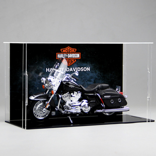 哈雷机车手办1:12路王滑翔摩托车模型仿真玩具收藏生日礼物送男生
