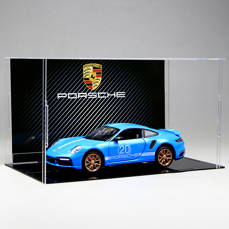送礼合金开门保时捷911跑车模型