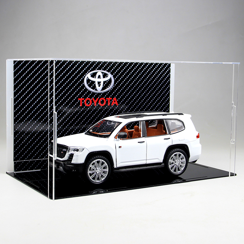 合金1/24开门灯光陆巡LC300模型