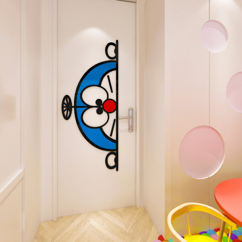 多啦a梦环创材料幼儿园培训机构教室墙面布置儿童房间饰房门装饰