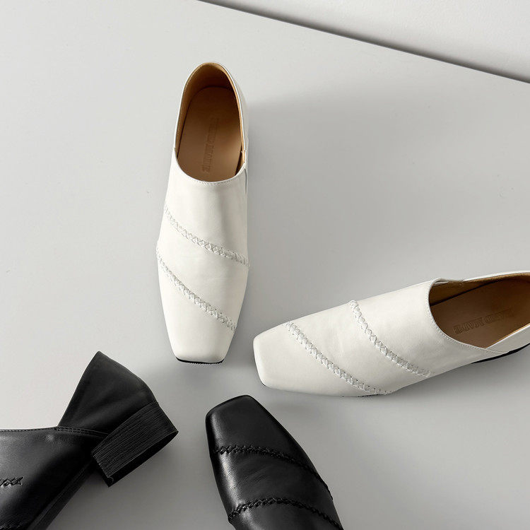 方头粗跟TPR(牛筋）胶粘工艺头层猪皮深口单鞋,女鞋,深口单鞋,淘宝优惠券,粉丝福利购,淘宝优惠卷