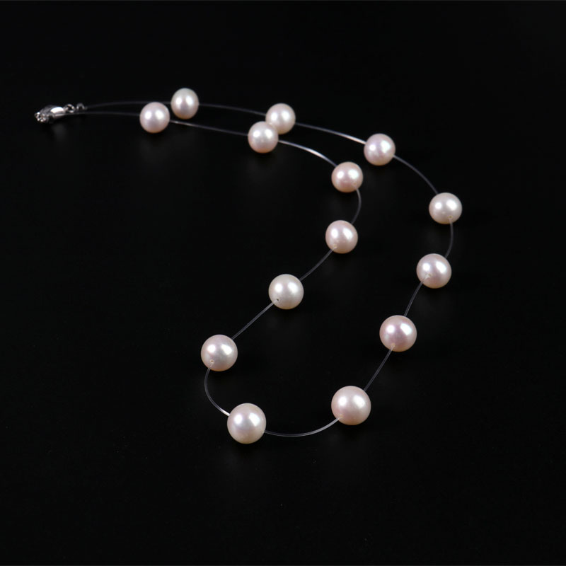 露思同款淡水无核满天星项链