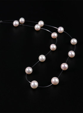 【流云府】露思同款淡水无核满天星项链珍珠项链纯银扣头新款颈饰