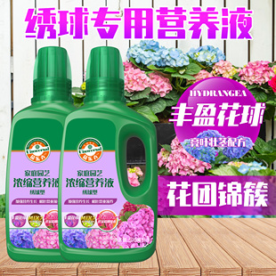 绣球花专用肥营养液花肥无尽夏八仙花花肥料开花防黄叶水溶肥魔肥