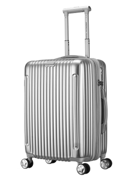 美旅银色拉杆箱可扩展干湿分离登机箱661*25008