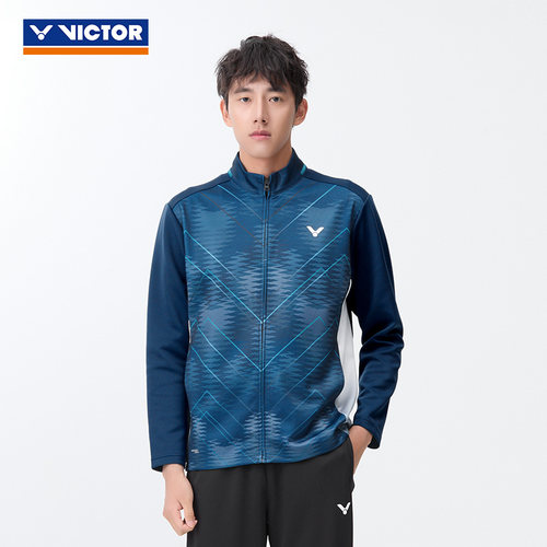 victor胜利威克多羽毛球服男女款休闲时尚简约透气运动外套J65601