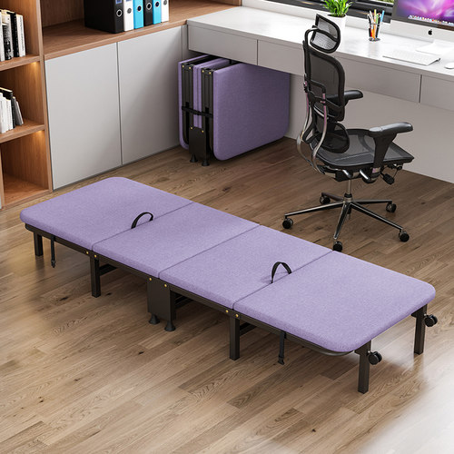 DONICE简约折叠床钢床靠背午休床