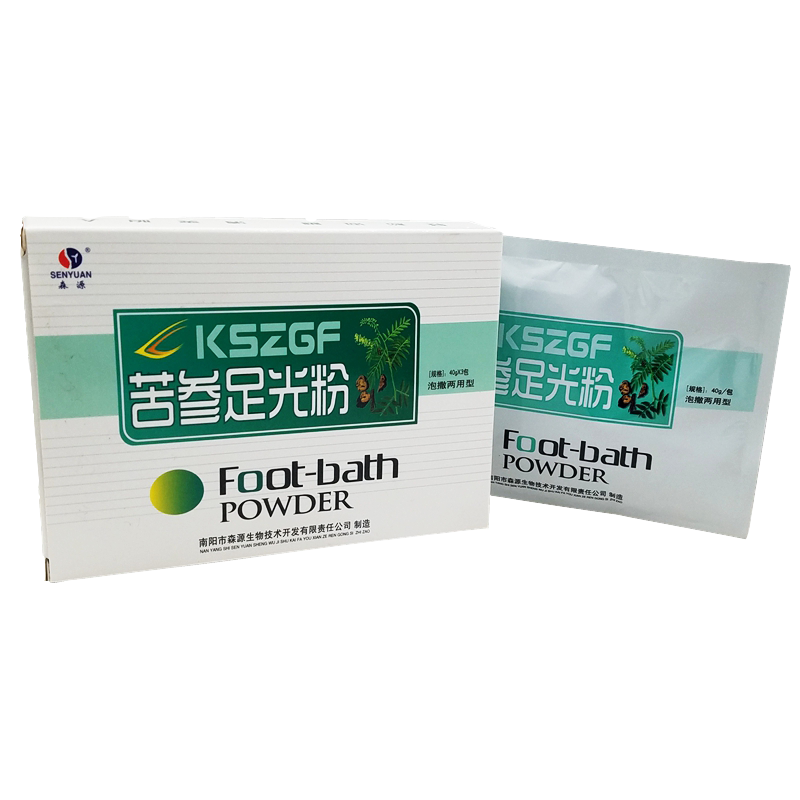 森源森源苦参泡撒抑菌粉【2送1/3送2】原苦参足光粉足浴泡撒两用
