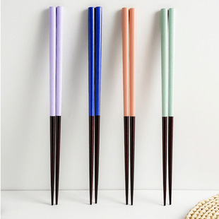 实木筷子家用高档防滑耐高温家庭分餐一人一筷专人专用天然木质筷