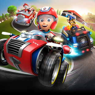 正版汪汪队立大功的玩具大号狗狗救援巡逻车阿奇路马莱德灰灰套装