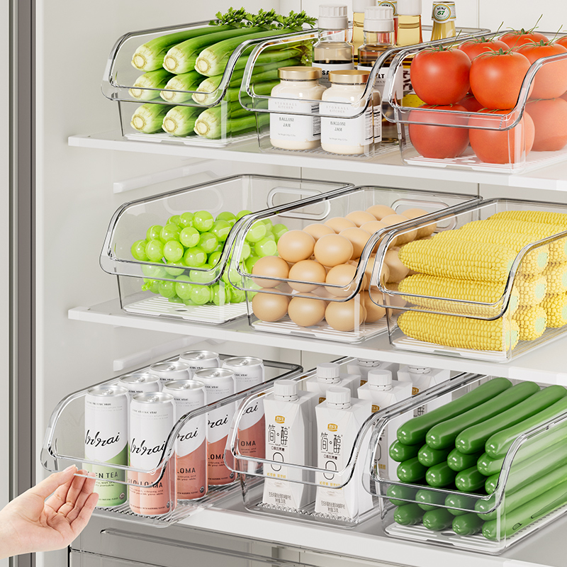 抽屉式冰箱收纳盒食品级保鲜神器