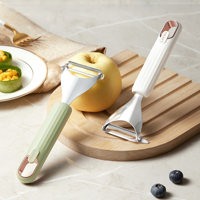 不锈钢水果削皮刀厨房专用刮皮刀金属锋利家用多功能果蔬刨皮神器,厨房/烹饪用具,多功能切菜器,淘宝优惠券,粉丝福利购,淘宝优惠卷