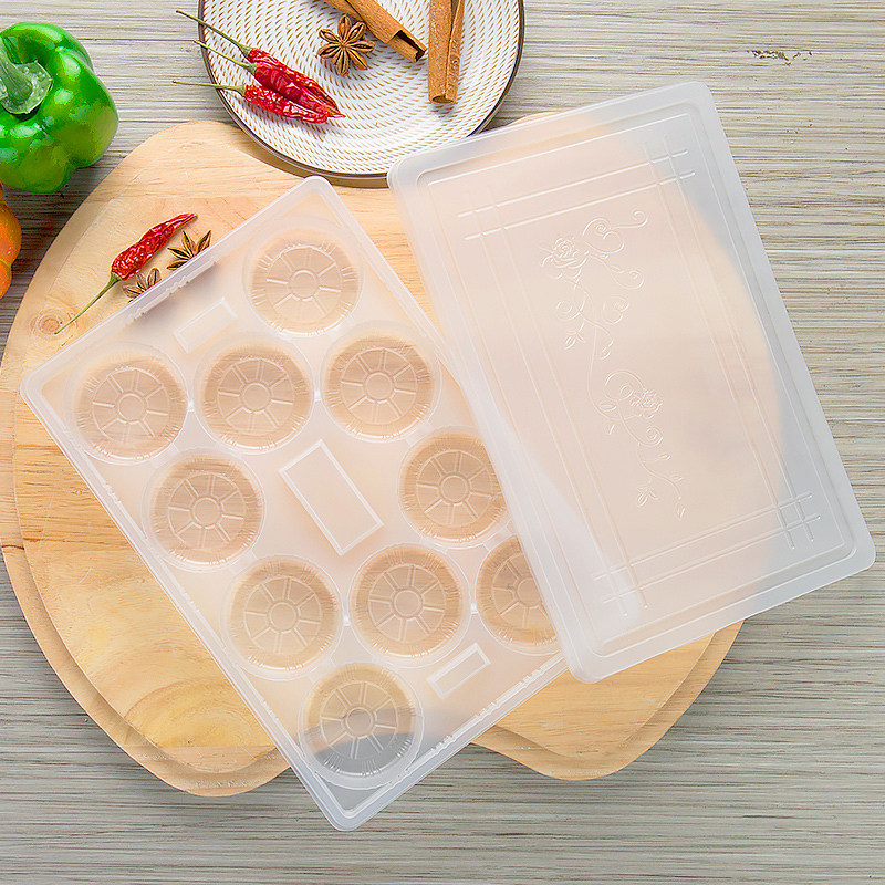 卡通包大包子一次性包装塑料糕点盒 10格速冻早餐外卖打包收纳盒,餐饮具,一次性餐盒,淘宝优惠券,粉丝福利购,淘宝优惠卷