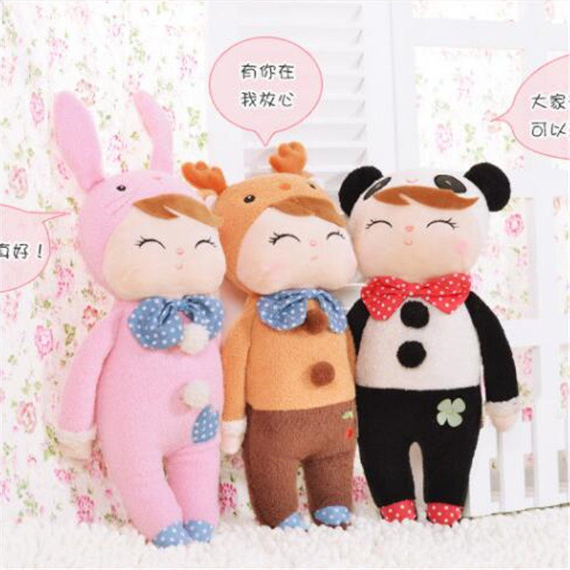 现货metoo咪兔安吉拉公仔安抚娃娃儿童玩具卡通玩偶