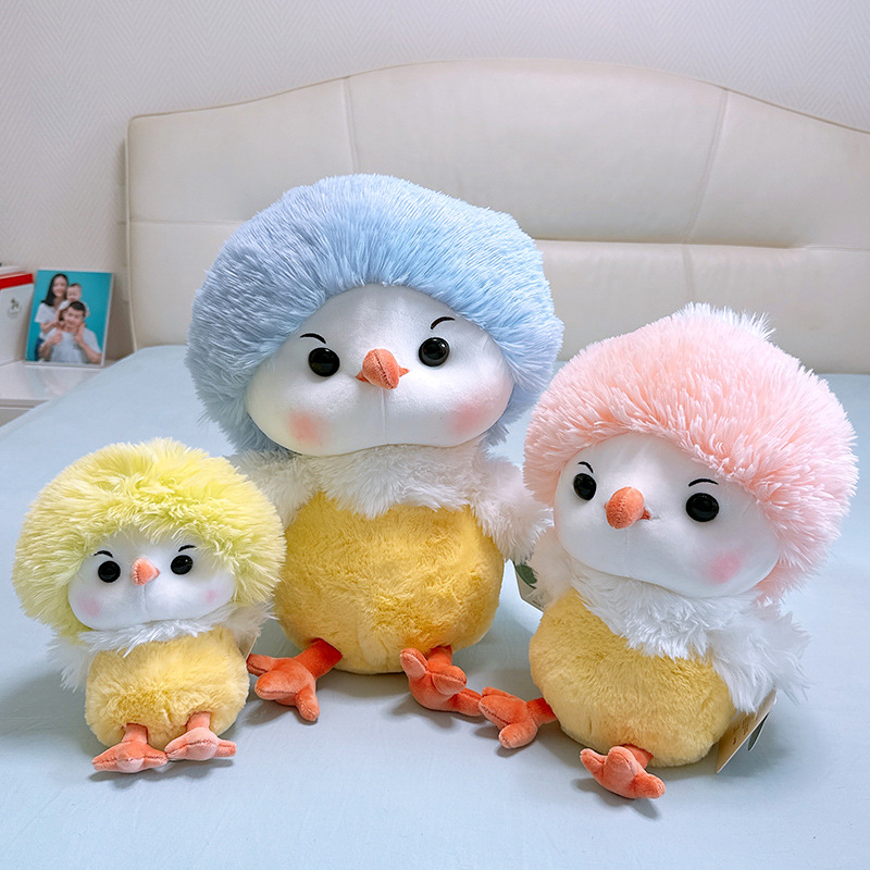 豪伟达正版鸡宝宝毛绒公仔解压玩