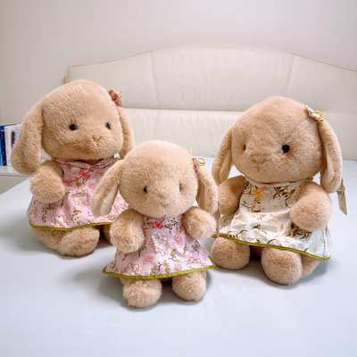 鼻涕熊国风兔公仔1642