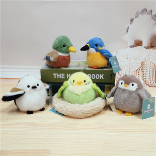 多爱飞禽动物毛绒玩具可爱小鸟公仔绿头鸭玩偶挂件儿童玩具