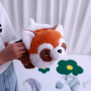 正版拉比泰翻转变身熊猫王子可爱大熊猫玩偶睡觉抱枕毛绒玩具公仔