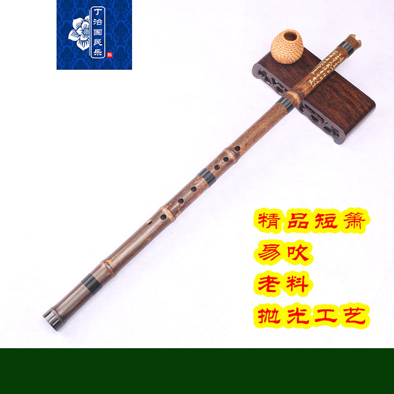 丁治国 乐器初学入门成人零基础短箫6孔8孔GFED调紫竹萧  包邮