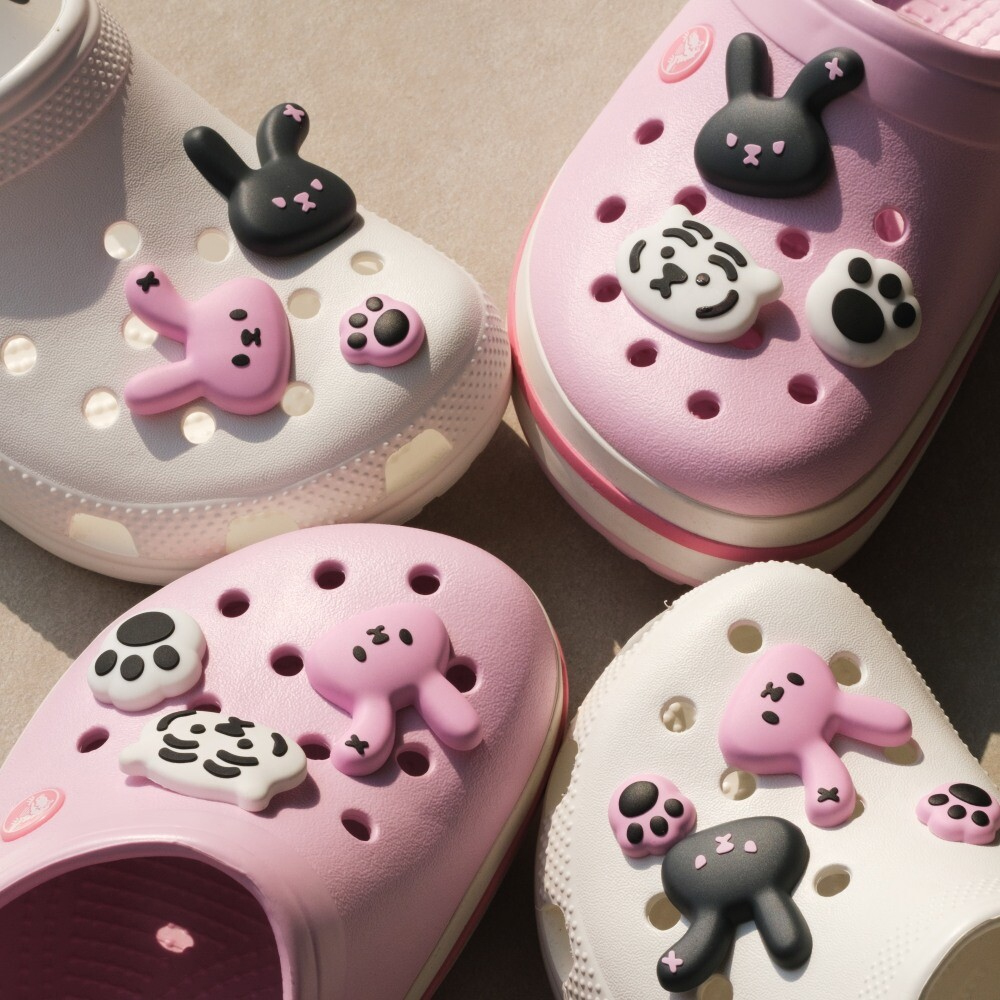 【可爱鞋花立体洞洞鞋配饰】