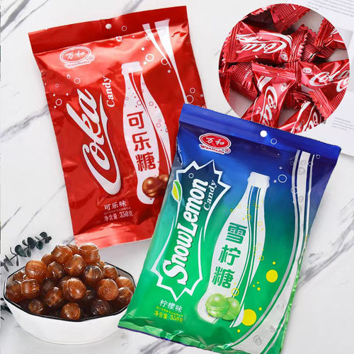 万和可乐糖柠檬味紫皮石榴菠萝