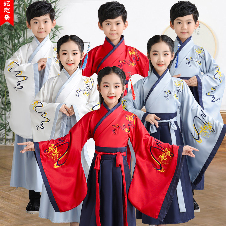 书童国学三字经诗歌朗诵古装汉服