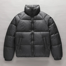 冬季 防寒面包服情侣袄子上衣外套 高端黑色立领羽绒服加厚美式