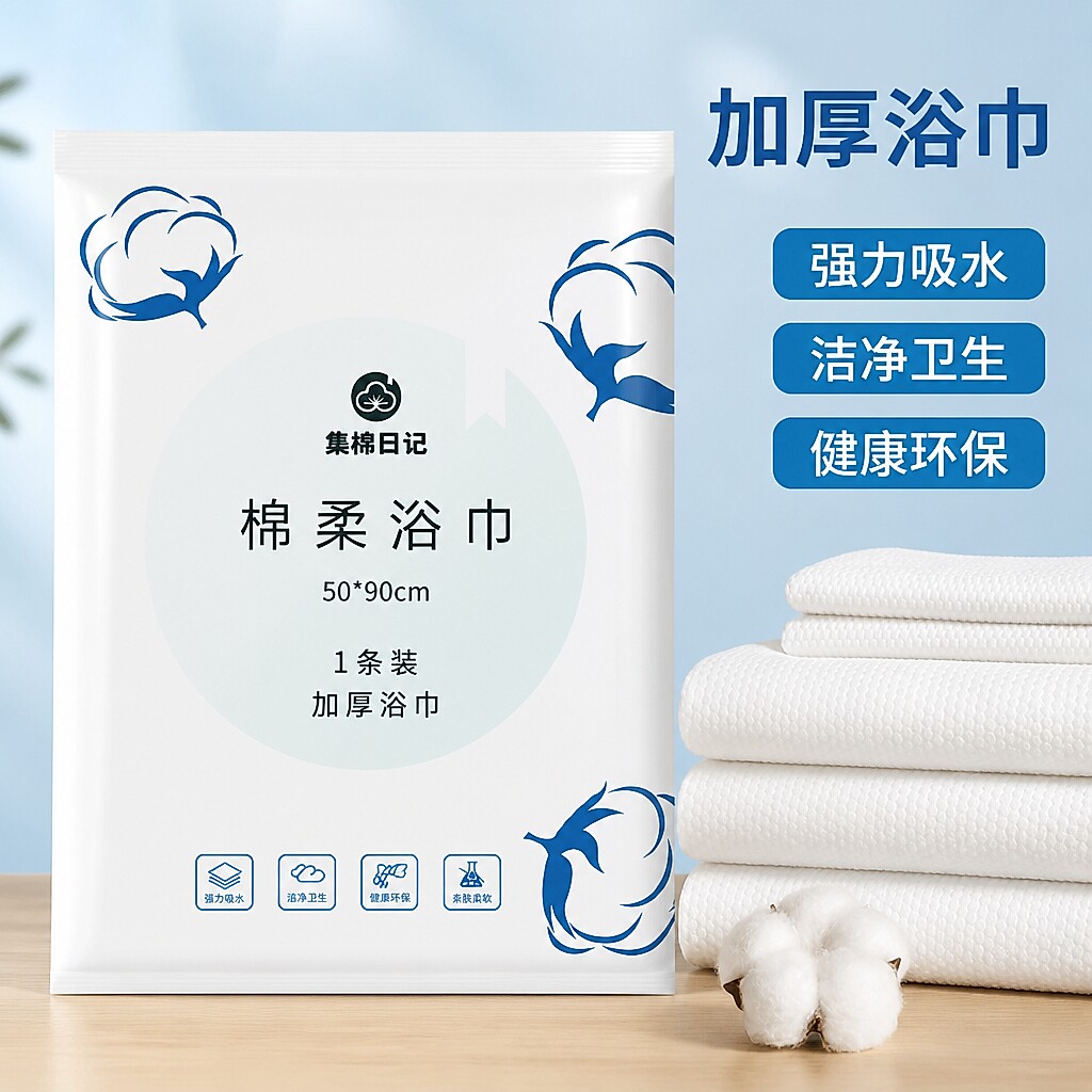 不掉毛加厚浴巾柔软吸水速干通用