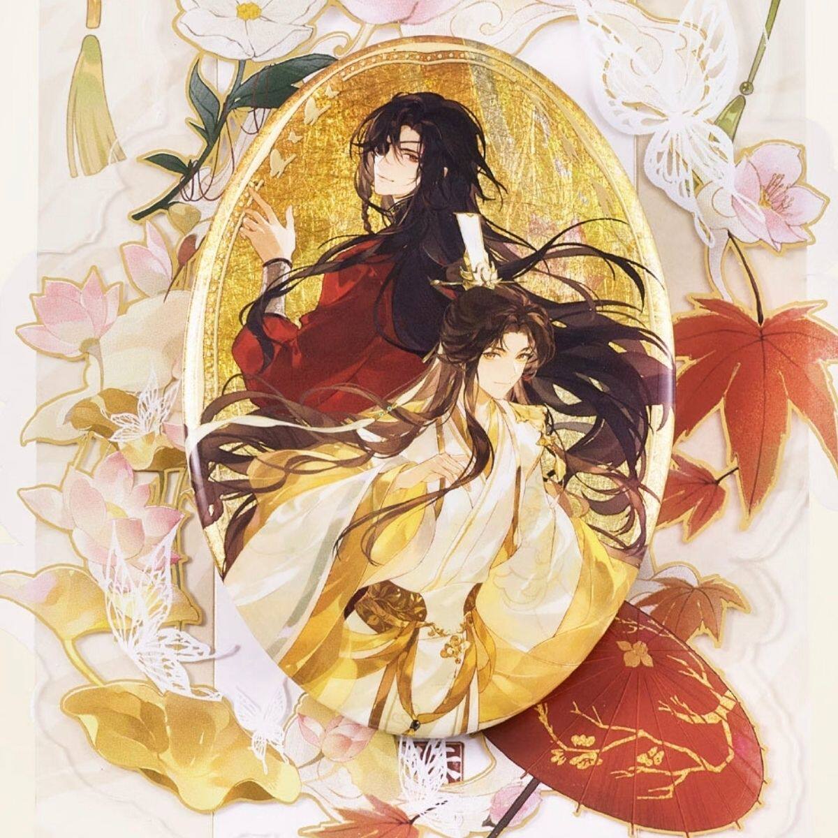 天官赐福联名爆款周边自制花城谢怜吧唧谷美徽章送朋友闺蜜痛包坤