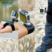 MAXCAM适用dji大疆OSMO hero9 6配件 ACTION灵眸运动相机手腕固定带掌带腿带手臂带多功能旋转绑带gopro