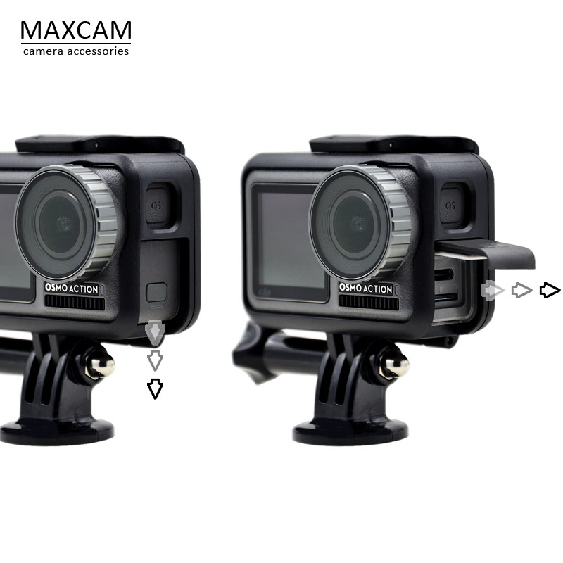 MAXCAM适用dji大疆OSMO ACTION灵眸运动相机兔笼无需拆卸充电外壳相机身保护框套壳边框配件怎么样,好用不?
