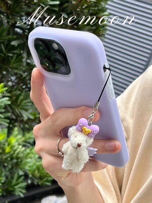 MUSEMOON｜ins奶呼呼橡皮擦手感奶提紫色真液态硅胶手机壳适用pura90iphone17promax小米15软糯糯Q弹防摔新款