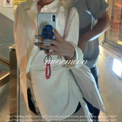 MUSEMOON｜ins博主同款mone串珠挂件蘑菇支架小众个性手机壳高透软壳适用iphone16华为mate70小米15ultrax200