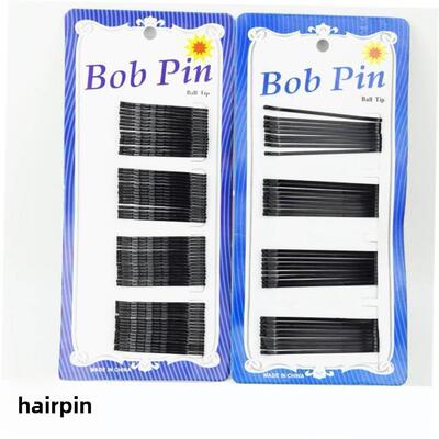 Black Hairpins For Women Hair Clip Lady Bob Pins Invisible