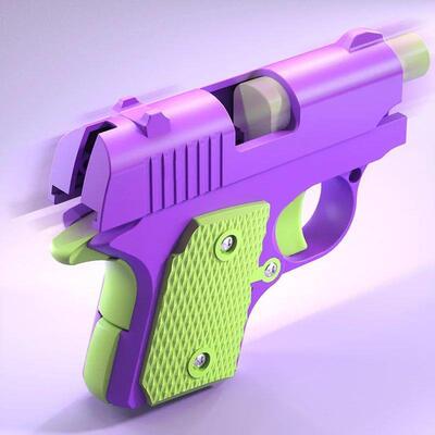 Gravity Knife Gun Fidget Toys 3D Printing Cartoon Plastic Ra