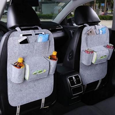 1Car Seat Organizer Seat Back Hanging Bag Car Accessories Mu