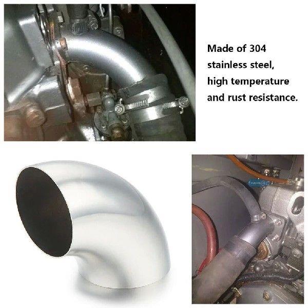 Automotive Exhaust Systems Elbow Pipe 90 Degree Bend Tight