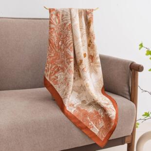 90cm large square scarf and silk scarf imitating real silk