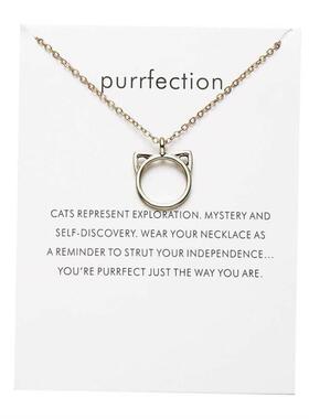 Gold Color Key Circle Necklace For Women fashion couple gift