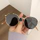 Round sun retro for fashion polarized men sunglasses glasses