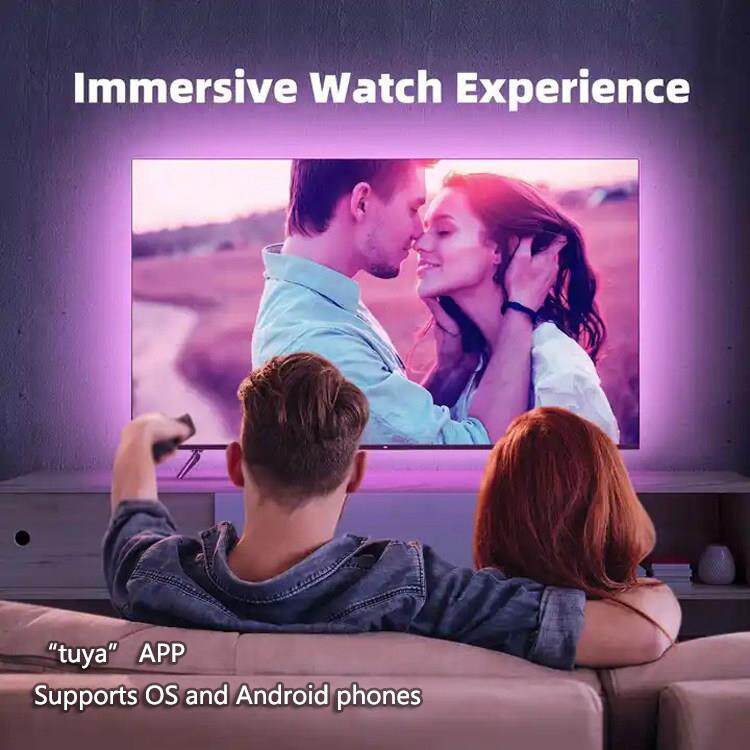 Smart LED HDMI 2.1 Sync ambient Backlight TV Strip Lights