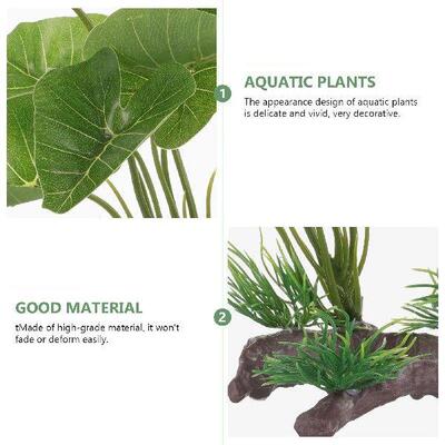 Artificial Water Plants Betta Fish Tank Decorations Small