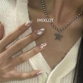 Pendant Necklace Hop Steel WomenHip Star Men Titanium for