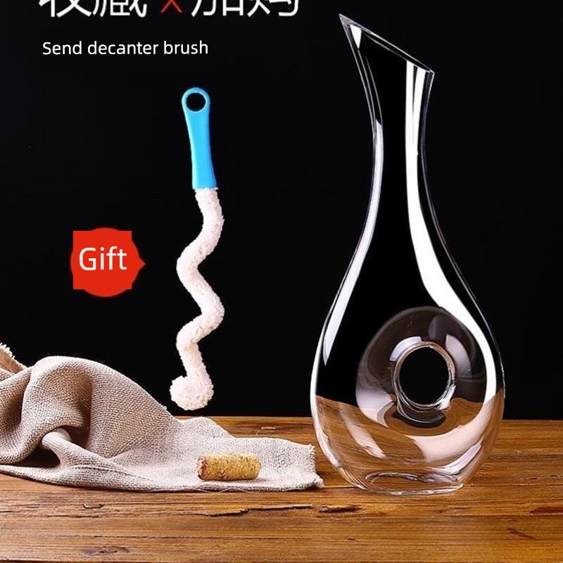 lead-free crystal glass wine decanter household wine
